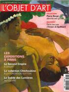 Couverture du livre « L'objet d'art n 528 second empire novembre 2016 » de  aux éditions L'objet D'art