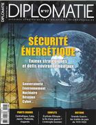 Couverture du livre « Diplomatie n 97 securite energetique - mars/avril 2019 » de  aux éditions Diplomatie