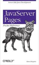 Couverture du livre « JavaServer pages pocket reference » de Hans Bergsten aux éditions O Reilly & Ass