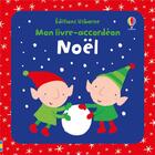 Couverture du livre « Mon livre-accordeon - noel » de Fiona Watt aux éditions Usborne