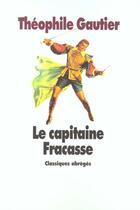 Couverture du livre « Le capitaine Fracasse » de Theophile Gautier aux éditions Ecole Des Loisirs