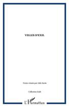 Couverture du livre « Villes d'exil » de  aux éditions Editions L'harmattan