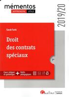 Couverture du livre « Droit des contrats spéciaux (édition 2019/2020) » de Sarah Farhi aux éditions Gualino