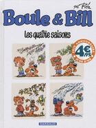 Couverture du livre « Boule & Bill T.28 ; les quatre saisons » de Jean Roba aux éditions Boule Et Bill