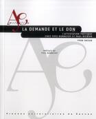 Couverture du livre « Demande et le don » de Pur aux éditions Pu De Rennes