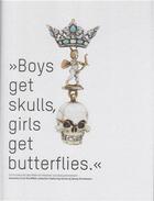 Couverture du livre « Boys get skulls girls get butterflies - jewellery from the makk collection » de Hornemann Georg aux éditions Distanz