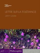 Couverture du livre « Lettre sur la tolérance » de John Locke aux éditions Presses Electroniques De France