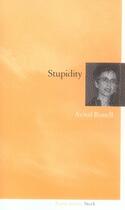 Couverture du livre « Stupidity » de Ronell-A aux éditions Stock