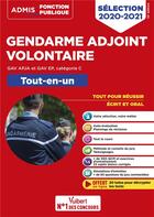 Couverture du livre « Gendarme adjoint volontaire ; GAV APJA et GAV EP, catégorie C (édition 2020/2021) » de  aux éditions Vuibert