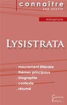 Couverture du livre « Lysistrata » de Aristophane aux éditions Editions Du Cenacle