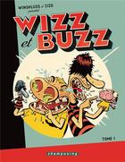 Couverture du livre « Wizz et Buzz t.1 » de Cizo aux éditions Delcourt