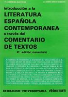 Couverture du livre « Introducción a la literatura española contemporanea » de  aux éditions Edinumen