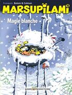 Couverture du livre « Marsupilami Tome 19 : magie blanche » de Batem et Stephane Colman et Andre Franquin aux éditions Dupuis