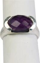 Couverture du livre « Bague argent amethyste facettee - taille 56 » de  aux éditions Dg-exodif