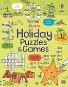 Couverture du livre « Holiday puzzles and games » de Phillip Clarke aux éditions Usborne