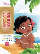 Couverture du livre « Art-thérapie ; Coloriages mystères : Best of babies » de Disney aux éditions Hachette Heroes