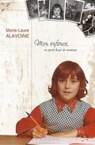 Couverture du livre « Mon enfance, un poids lourd de souvenirs » de Marie-Laure Alavoine aux éditions Edilivre