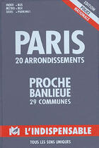 Couverture du livre « R18 paris et proche banlieue 29 communes » de  aux éditions L'indispensable