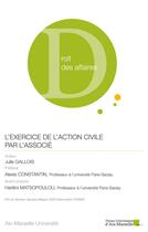 Couverture du livre « L'exercice de l'action civile par l'associé » de Julie Gallois aux éditions Pu D'aix Marseille