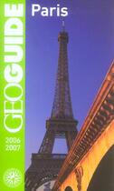 Couverture du livre « GEOguide ; paris (édition 2006-2007) » de Collectif Gallimard aux éditions Gallimard-loisirs