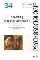 Couverture du livre « Nrp 34 - le coaching : symptome ou remede ? » de  aux éditions Eres