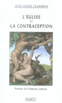 Couverture du livre « L'eglise et la contraception » de Jean-Louis Flandrin aux éditions Imago