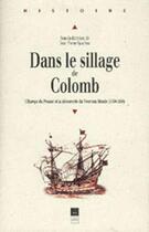 Couverture du livre « DANS LE SILLAGE DE COLOMB » de Pur aux éditions Pu De Rennes