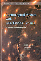 Couverture du livre « Cosmological physics with gravitation lensing » de  aux éditions Edp Sciences