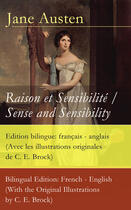 Couverture du livre « Raison et sensibilité ; sense and sensibility » de Jane Austen aux éditions E-artnow