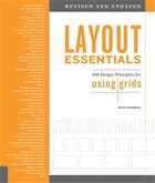 Couverture du livre « Layout essentials: 100 design principles for using grids » de Beth Tondreau aux éditions Rockport