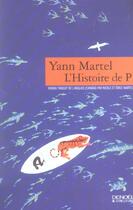 Couverture du livre « L'histoire de pi » de Yann Martel aux éditions Denoel