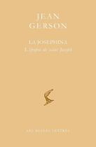 Couverture du livre « La Josephina ; l'épopée de Saint Joseph » de Iribarren Iribarren aux éditions Belles Lettres