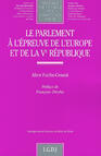 Couverture du livre « Le parlement a l'epreuve de l'europe et de la ve republique - vol118 » de Fuchs-Cessot A. aux éditions Lgdj