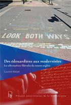 Couverture du livre « Des edouardiens aux modernistes » de Laurent Mellet aux éditions Pu De La Mediterranee
