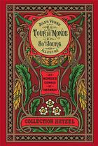 Couverture du livre « Le tour du monde en 80 jours ; les mondes connus et inconnus » de Jules Verne aux éditions Kimane