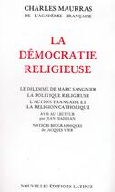 Couverture du livre « La démocratie religieuse » de Charles Maurras aux éditions Nel