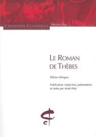 Couverture du livre « Le roman de Thèbes » de Anonyme aux éditions Honore Champion