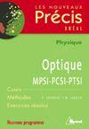 Couverture du livre « OPTIQUE ; MPSI-PCSI-PTSI » de Brenders aux éditions Breal