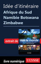 Couverture du livre « Idée d'itinéraire - Afrique du Sud Namibie Botswana Zimbabwe » de  aux éditions Epagine