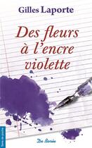 Couverture du livre « Stop Pile 8 Ex Fleurs A L Encre Violette » de Gilles Laporte aux éditions De Boree