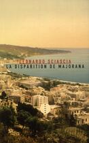 Couverture du livre « La disparition de Majorana » de Leonardo Sciascia aux éditions Allia