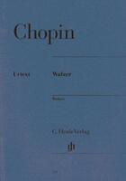 Couverture du livre « Valses --- piano » de Chopin F aux éditions Henle