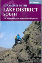 Couverture du livre « Lake district south ; 126 scrambling and mountaineering routes » de Biran Evans aux éditions Cicerone Press