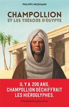 Couverture du livre « Champollion et les trésors d'Egypte » de Philippe Nessmann aux éditions Flammarion Jeunesse