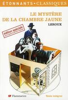 Couverture du livre « Le mystère de la chambre jaune » de Gaston Leroux aux éditions Flammarion