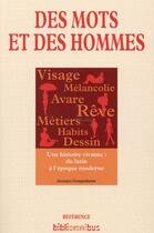 Couverture du livre « Des mots et des hommes » de Georges Gougenheim aux éditions Omnibus