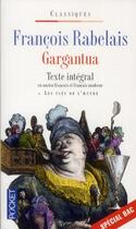 Couverture du livre « Gargantua » de Francois Rabelais aux éditions Pocket