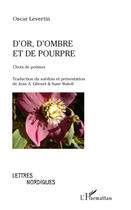 Couverture du livre « D'or, d'ombre et de pourpre » de Oscar Levertin aux éditions Editions L'harmattan