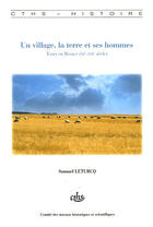 Couverture du livre « Un village, la terre et ses hommes ; toury-en-beauce » de Samuel Leturcq aux éditions Cths Edition