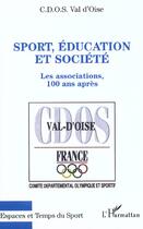 Couverture du livre « Sport, education, et societe » de  aux éditions L'harmattan